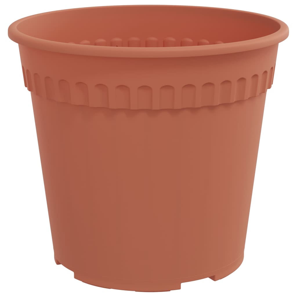 Plant Pots 6 pcs Brick Red Ø 17 x 14 cm Plastic