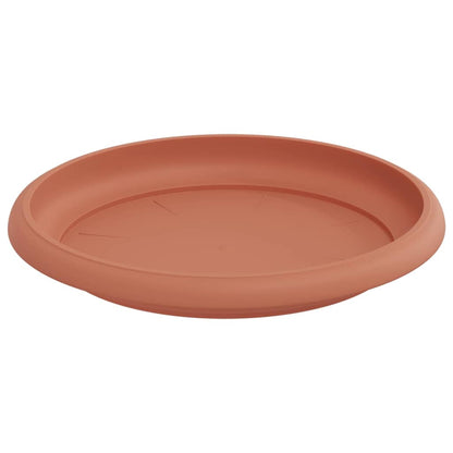 Plant Pots 6 pcs Brick Red Ø 19 x 16 cm Plastic