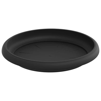 Plant Pots 6 pcs Black Ø 15 x 12 cm Plastic