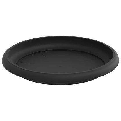 Plant Pots 6 pcs Black Ø 17 x 14 cm Plastic