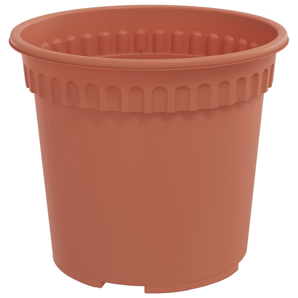 Plant Pots 24 pcs Brick Red Ø 15 x 12 cm Plastic