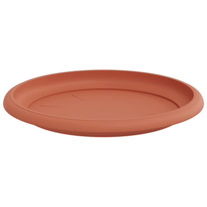 Plant Pots 24 pcs Brick Red Ø 22 x 18 cm Plastic
