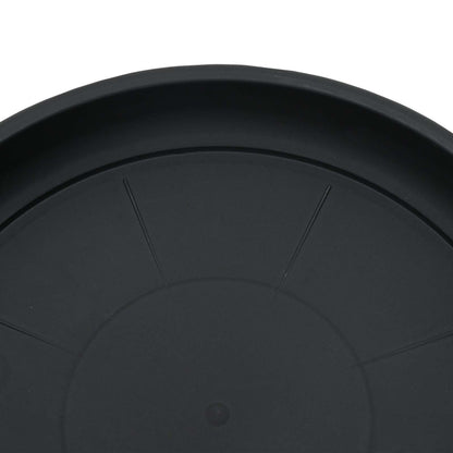 Plant Pots 24 pcs Black Ø 26 x 21.5 cm Plastic