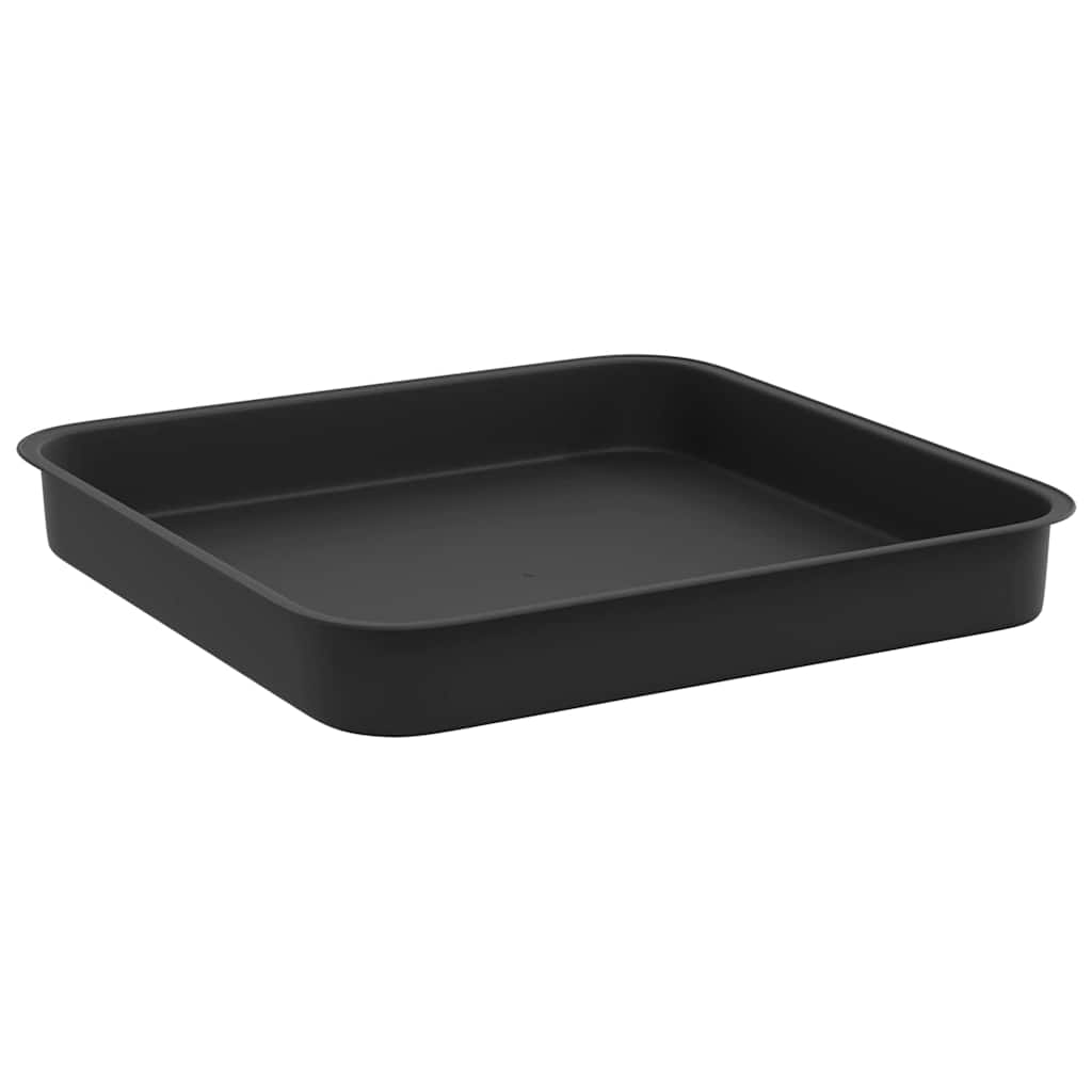 Plant Pots 6 pcs Black 20 x 20 x 16 cm Plastic