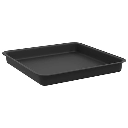 Plant Pots 6 pcs Black 23 x 23 x 17.5 cm Plastic