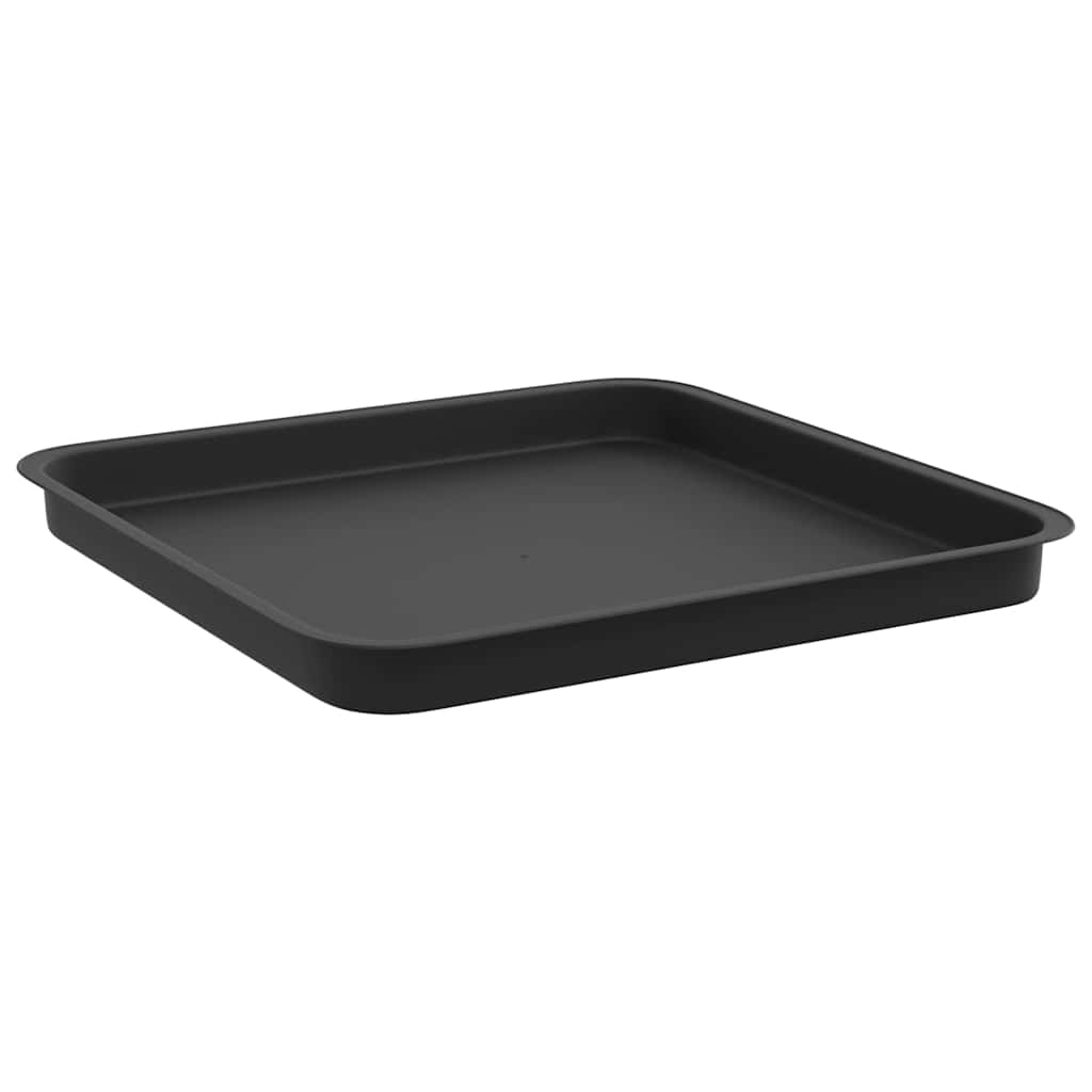 Plant Pots 6 pcs Black 43 x 43 x 33.5 cm Plastic