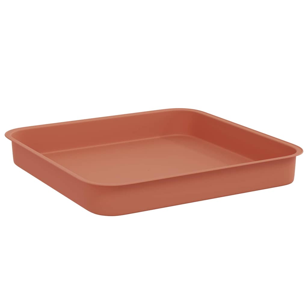 Plant Pots 24 pcs Brick Red 16 x 16 x 14 cm Plastic