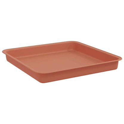 Plant Pots 24 pcs Brick Red 23 x 23 x 17.5 cm Plastic