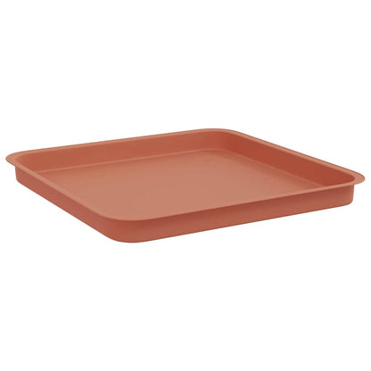 Plant Pots 24 pcs Brick Red 43 x 43 x 33.5 cm Plastic