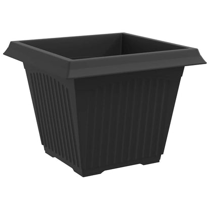 Plant Pots 24 pcs Black 43 x 43 x 33.5 cm Plastic