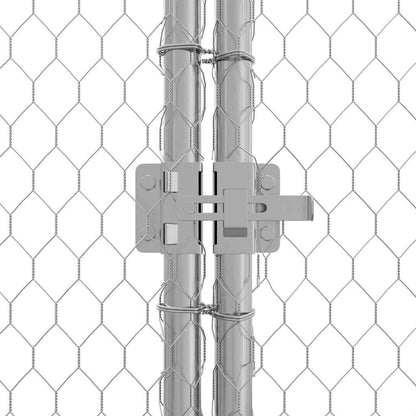 Chicken Cage Silver 400 x 170 x 177 cm Galvanised Steel