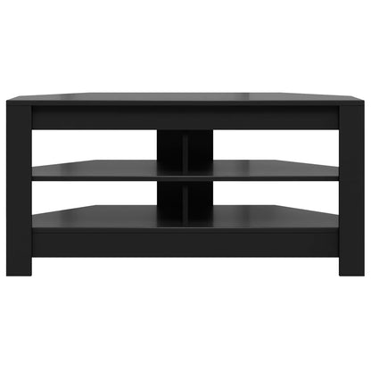 Corner TV Cabinet 102 x 40.5 x 45 cm Black Engineered Wood