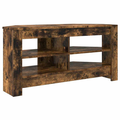 Corner TV Cabinet 102 x 40.5 x 45 cm Smoked Oak Engineered Wood