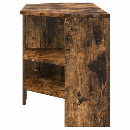 Corner TV Cabinet 102 x 40.5 x 45 cm Smoked Oak Engineered Wood