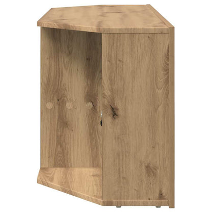 Corner LED TV Cabinet 100 x 40 x 50 cm Artisan Oak
