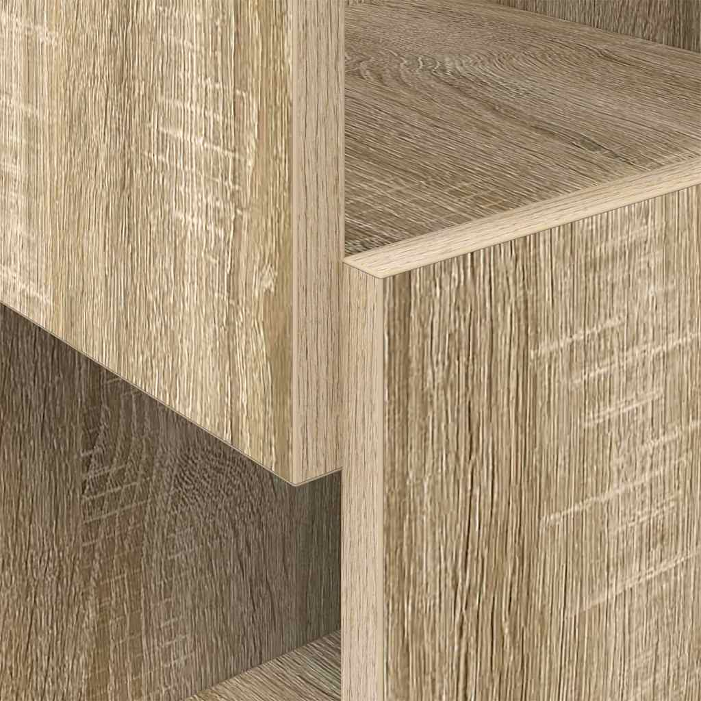 Corner Cabinet Sonoma Oak 25.5x25x102cm Engineered Wood