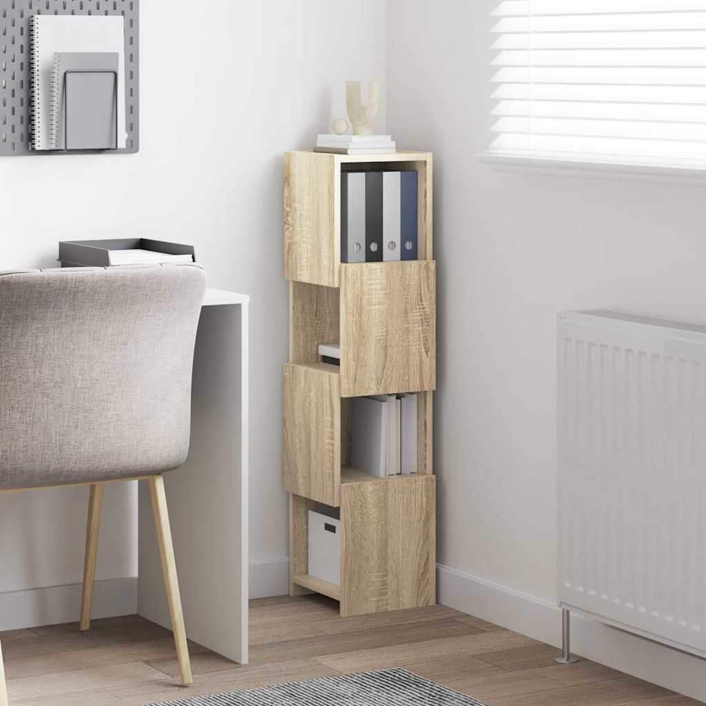 Corner Cabinet Sonoma Oak 25.5x25x102cm Engineered Wood