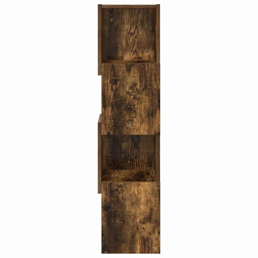 Corner Cabinet Smoked Oak 25.5x25x102cm Engineered Wood