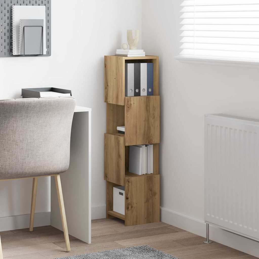 Corner Cabinet 25.5x25x102cm Engineered Wood Artisan Oak