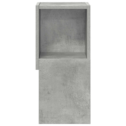 Corner Cabinet Concrete Grey 25.5x25x55cm Engineered Wood