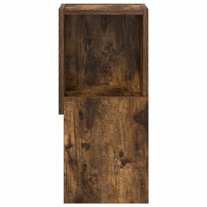 Corner Cabinet Smoked Oak 25.5x25x55cm Engineered Wood