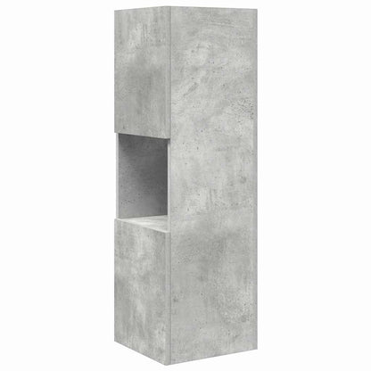 Corner Cabinet Concrete Grey 30.5x30x95cm Engineered Wood