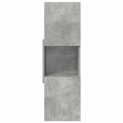 Corner Cabinet Concrete Grey 30.5x30x95cm Engineered Wood