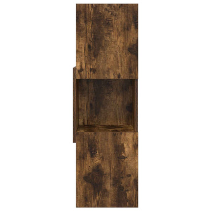 Corner Cabinet Smoked Oak 30.5x30x95cm Engineered Wood