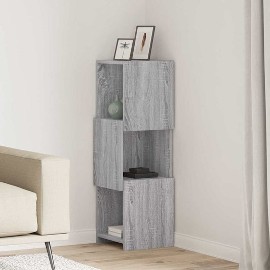 Corner Cabinet 30.5x30x95cm Engineered Wood Grey Sonoma