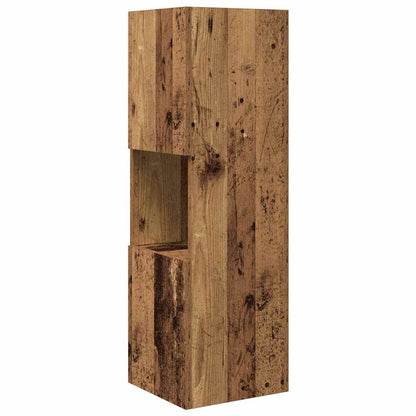 Corner Cabinet Old Wood 30.5x30x95cm Engineered Wood