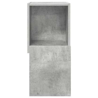Corner Cabinet Concrete Grey 30.5x30x65cm Engineered Wood