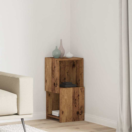 Corner Cabinet 30.5x30x65cm Engineered Wood Old Wood