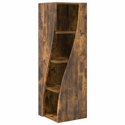 Corner Cabinet Smoked Oak 32x32x102cm Engineered Wood