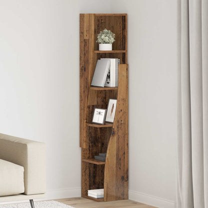 Corner Cabinet 27.5x27x140cm Engineered Wood Old Wood