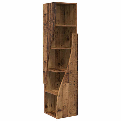Corner Cabinet 32x32x140cm Engineered Wood Old Wood