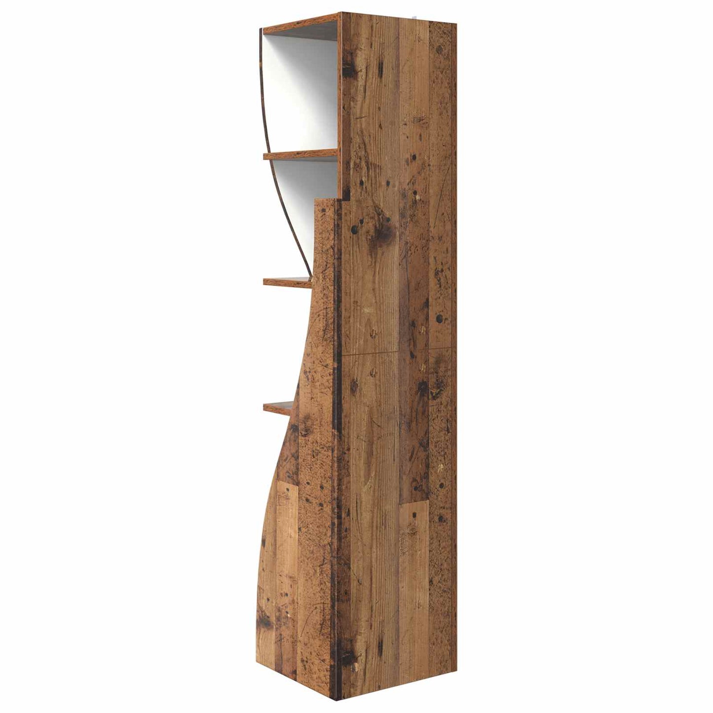 Corner Cabinet 32x32x140cm Engineered Wood Old Wood