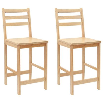 Dining Chairs 2 pcs Natural 40 x 47.5 x 99.5 cm