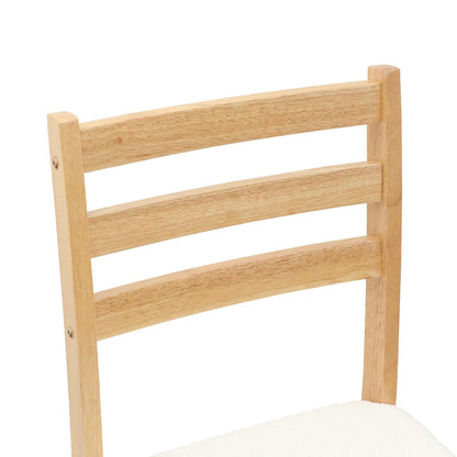 Dining Chairs 2 pcs Natural 40 x 47.5 x 99.5 cm