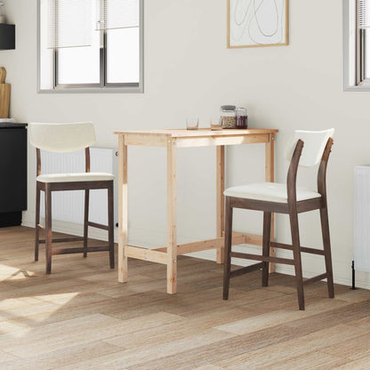 Dining Chairs 2 pcs Light Brown 48 x 49 x 95 cm