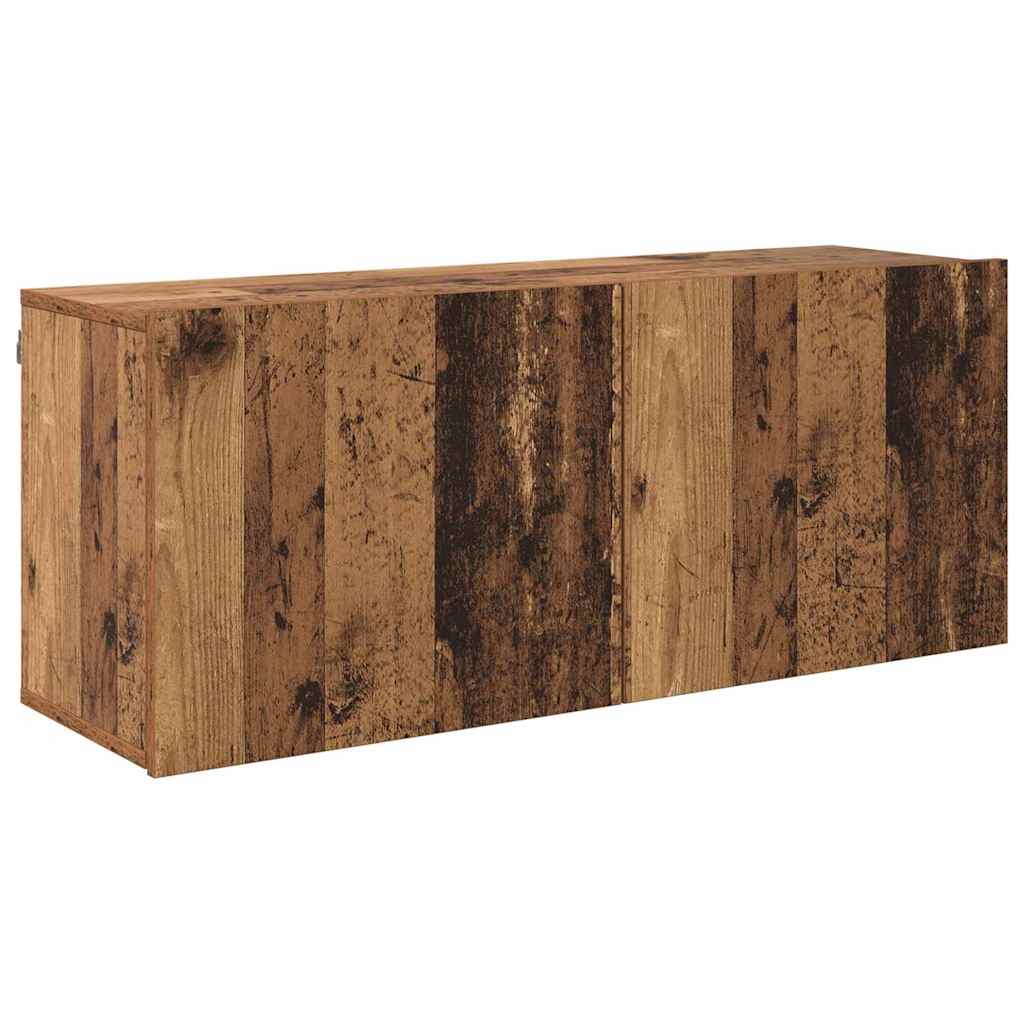 TV Units Wall-mounted 6 pcs Old wood Engineered wood