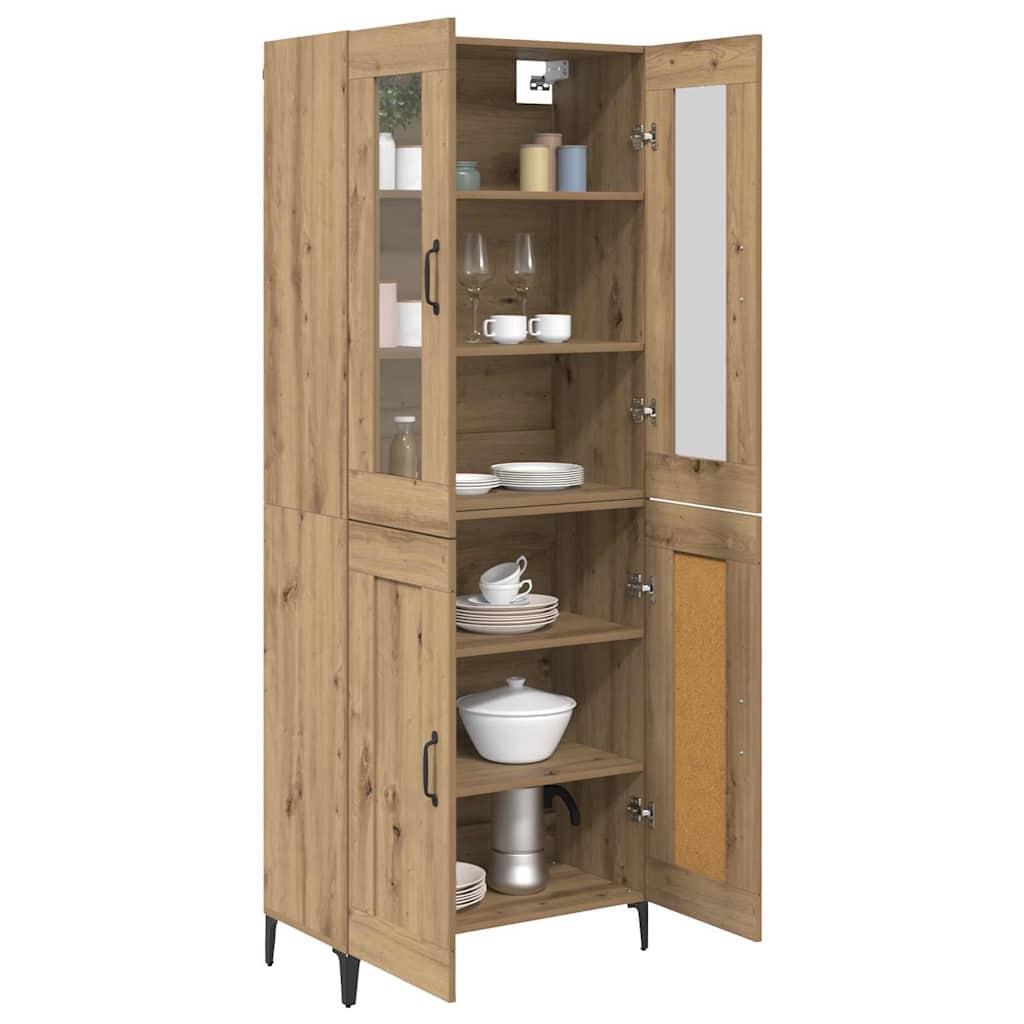 Highboard Artisan Oak 69.5 x 34 x 180 cm Engineered Wood