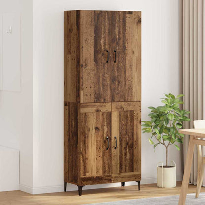 Highboard Old Wood 69.5 x 34 x 180 cm Engineered Wood