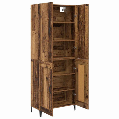 Highboard Old Wood 69.5 x 34 x 180 cm Engineered Wood