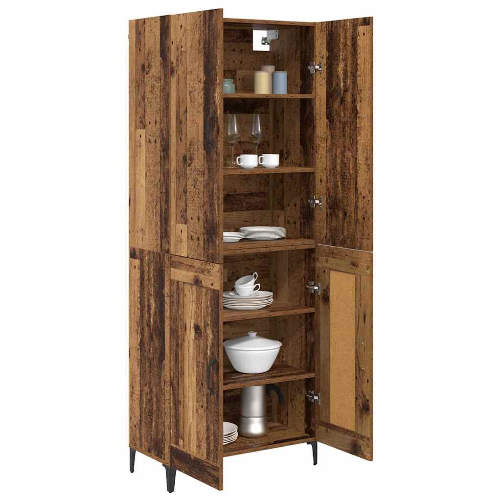 Highboard Old Wood 69.5 x 34 x 180 cm Engineered Wood