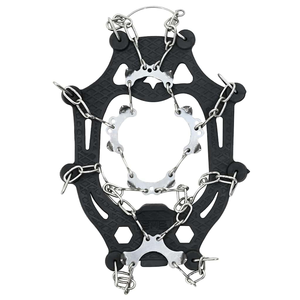 Ice Cleats for Shoes Black M Stainless Steel