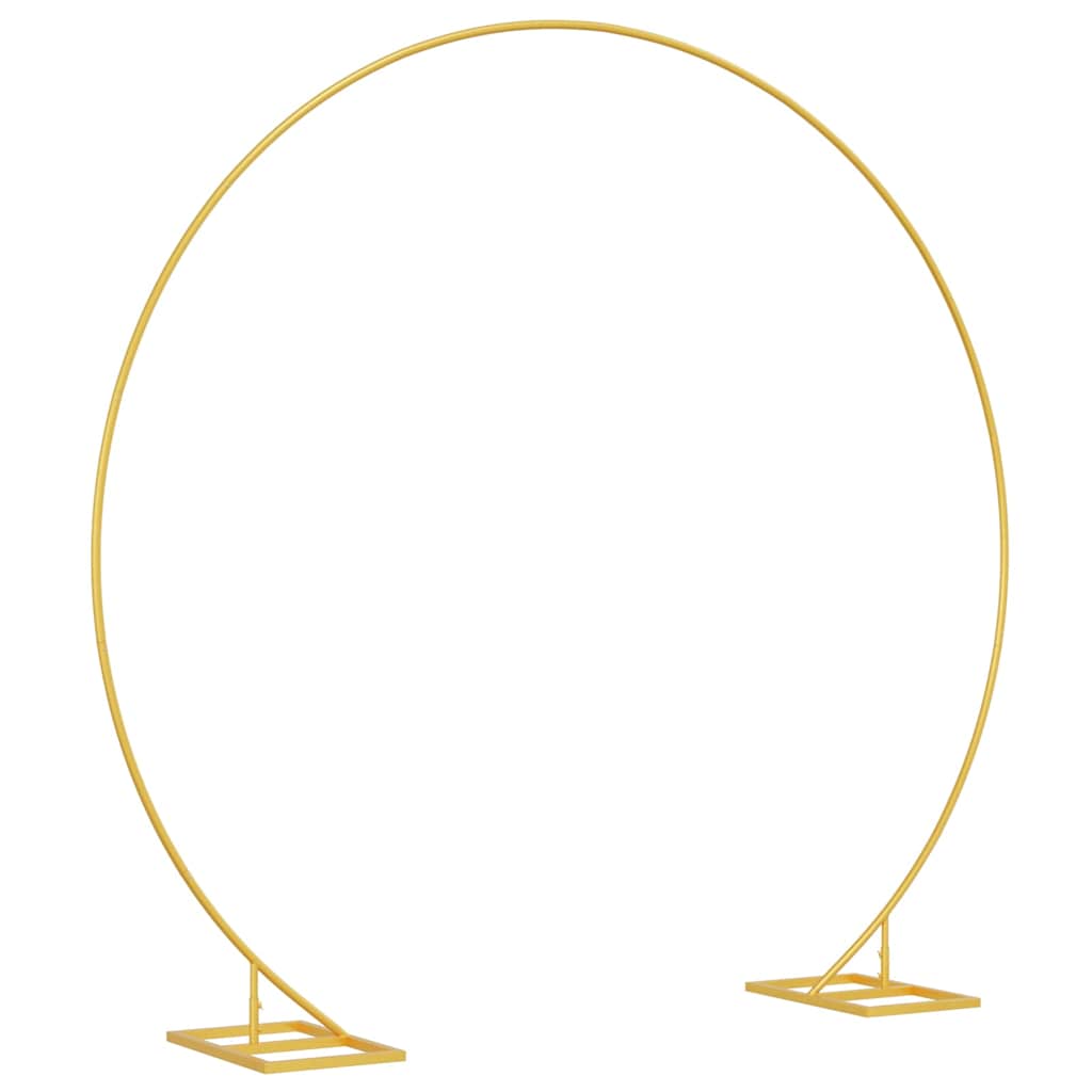 Wedding Arch Gold 220 x 45 x 200 cm Steel