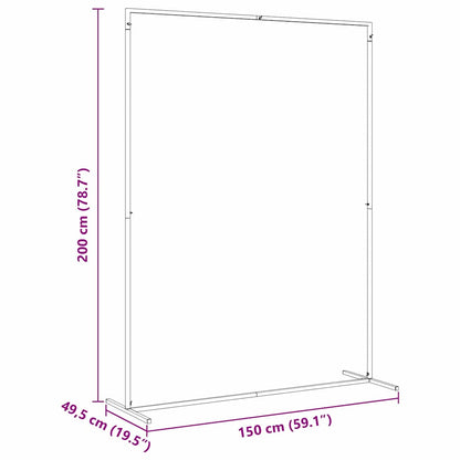 Wedding Arch Gold 150 x 49.5 x 200 cm Steel