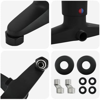Shower Mixer Tap Black G 1 / 2 inches