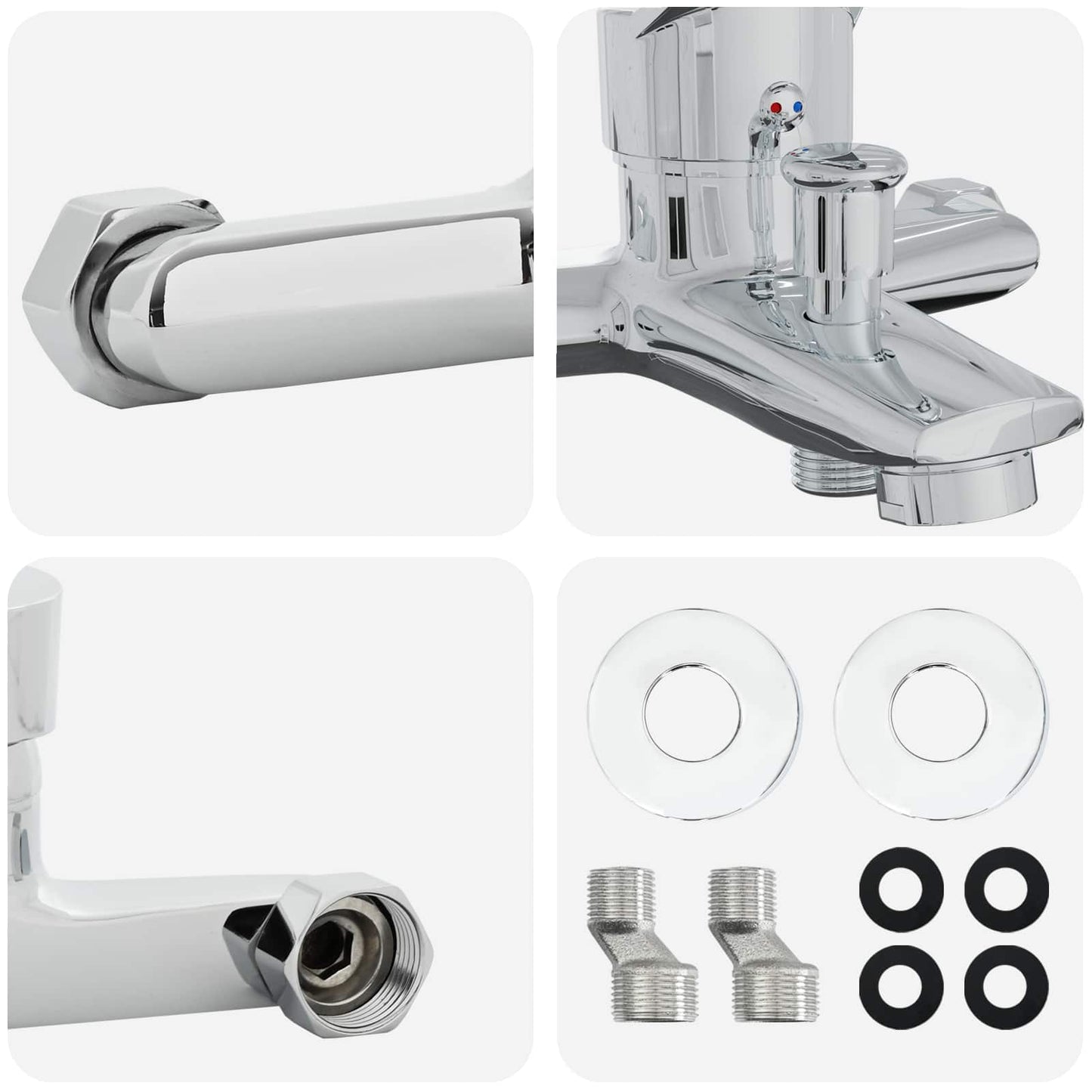 Shower Mixer Tap Chrome G 1 / 2 inches