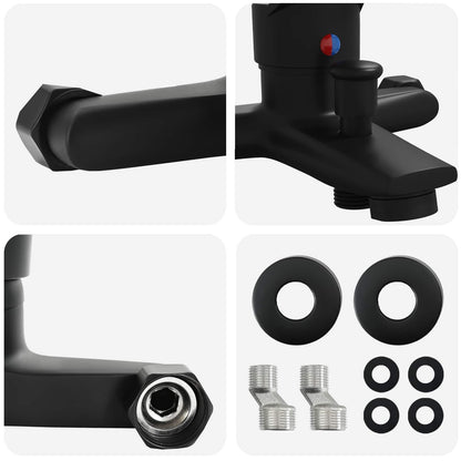 Shower Mixer Tap Black G 1 / 2 inches